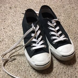 Converse Jack Purcell Canvas Low Top Black /5.5